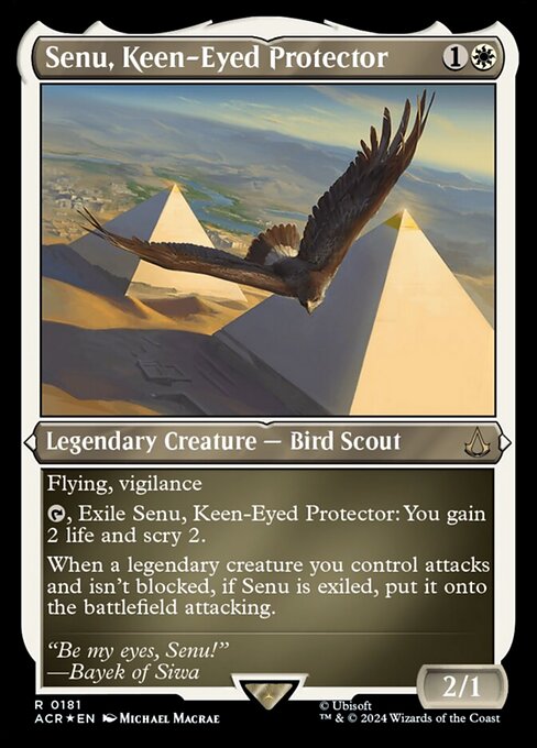 Senu, Keen-Eyed Protector - Foil-Etched
