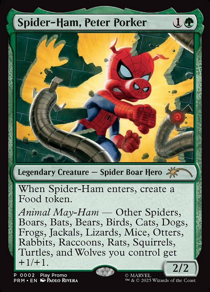 Spider-Ham, Peter Porker - Commander Play Promo