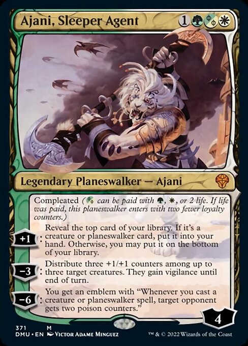 Ajani, Sleeper Agent (371) - Foil