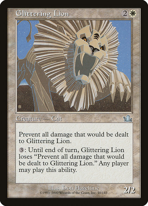 Glittering Lion - Foil