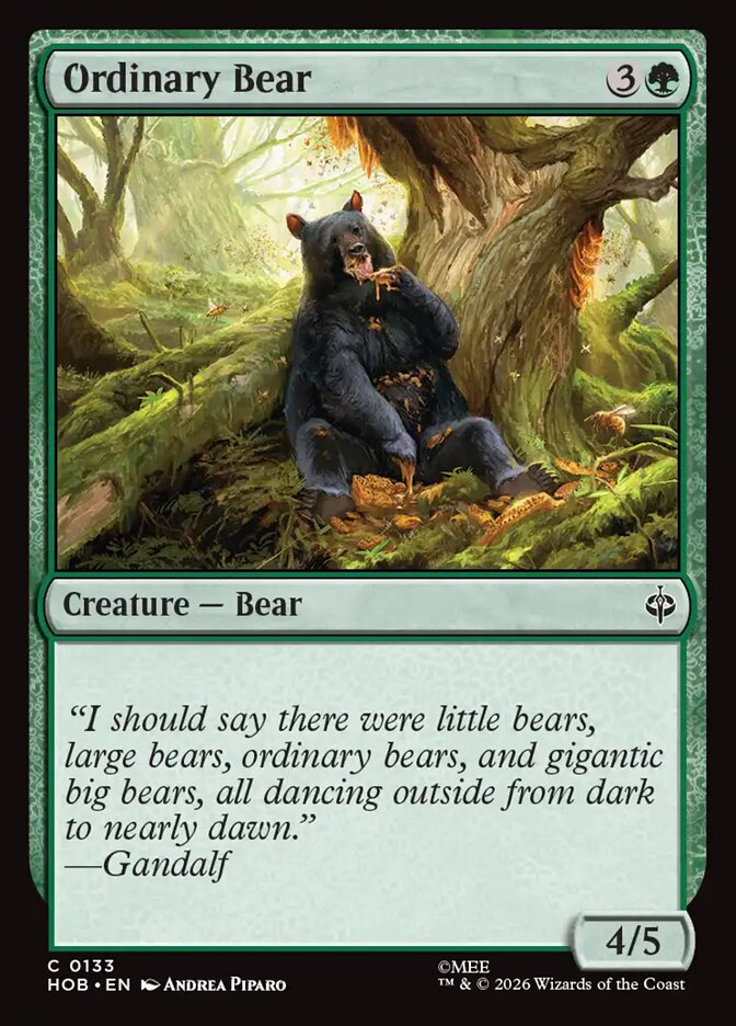 Ordinary Bear - Foil
