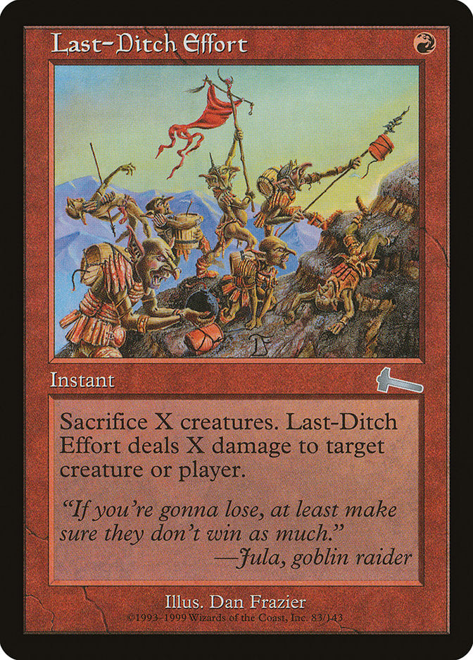 Last-Ditch Effort - Foil