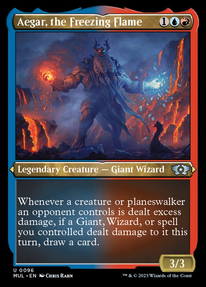 Aegar, the Freezing Flame - Foil-Etched