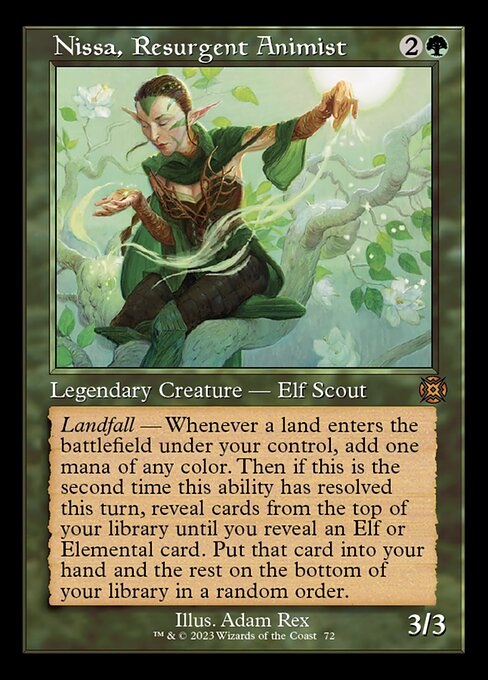 Nissa, Resurgent Animist - Foil