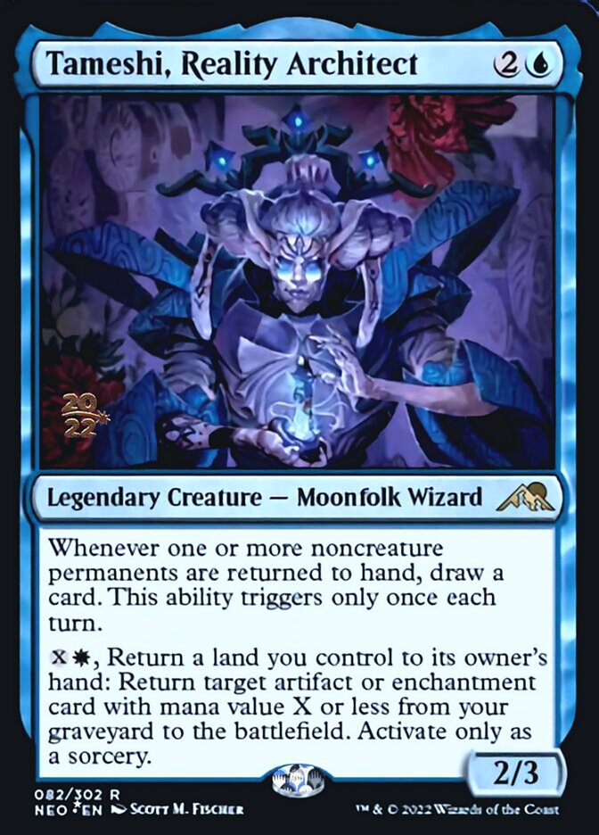 Tameshi, Reality Architect - Foil - Prerelease Promo