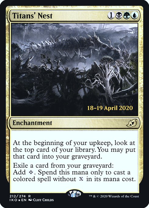 Titans' Nest - Foil - Prerelease Promo