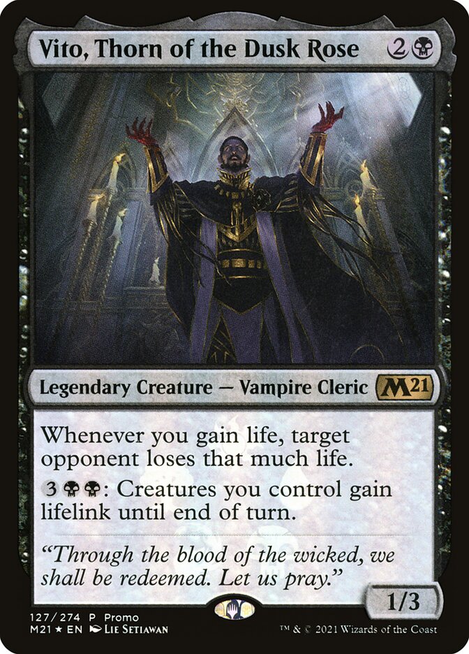 Vito, Thorn of the Dusk Rose - Foil - Resale Promo
