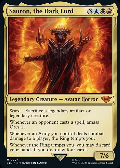 Sauron, the Dark Lord - Foil