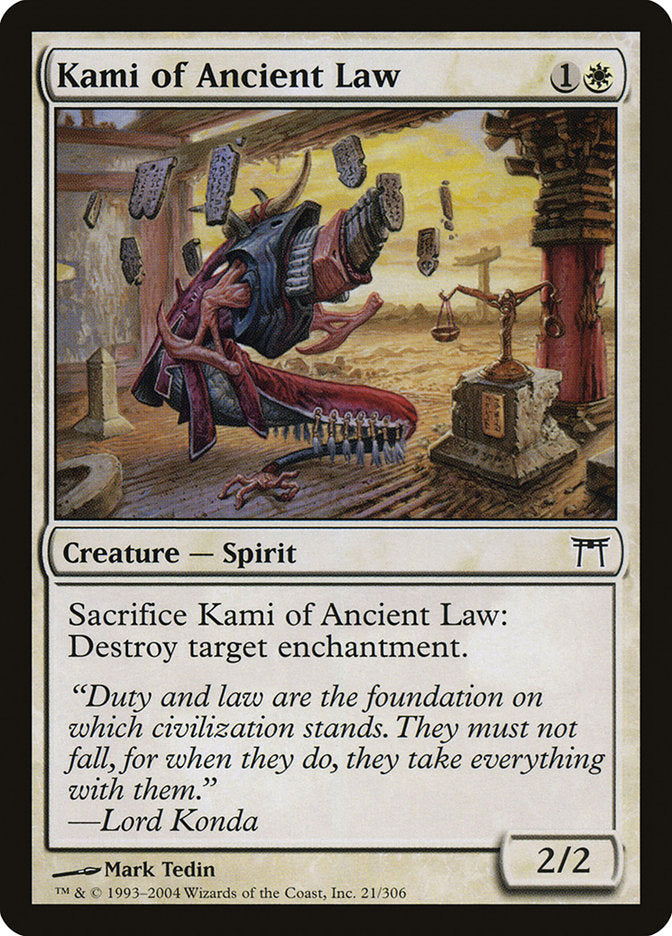 Kami of Ancient Law - Foil