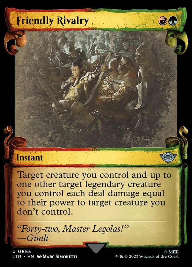 Friendly Rivalry - Silver Foil