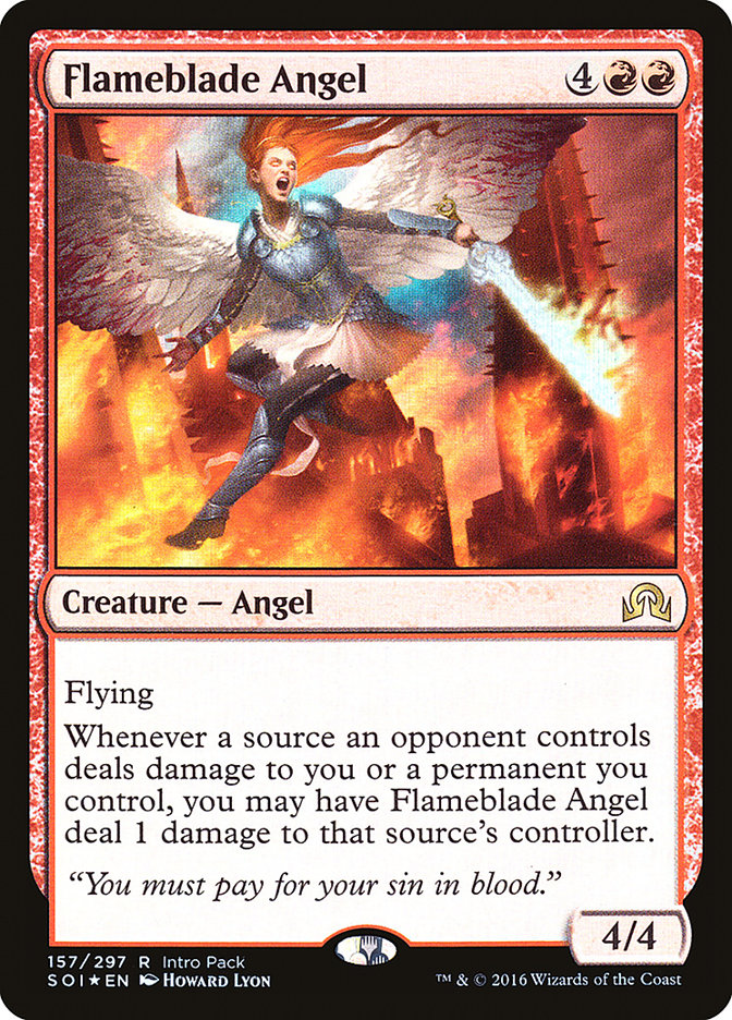 Flameblade Angel - Foil - Intro Pack Promo