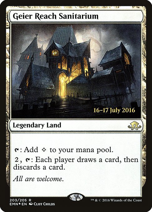 Geier Reach Sanitarium - Foil - Prerelease Promo