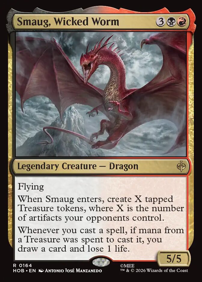 Smaug, Wicked Worm - Foil