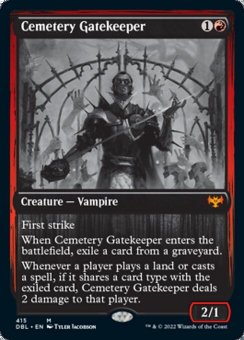 Cemetery Gatekeeper - Foil