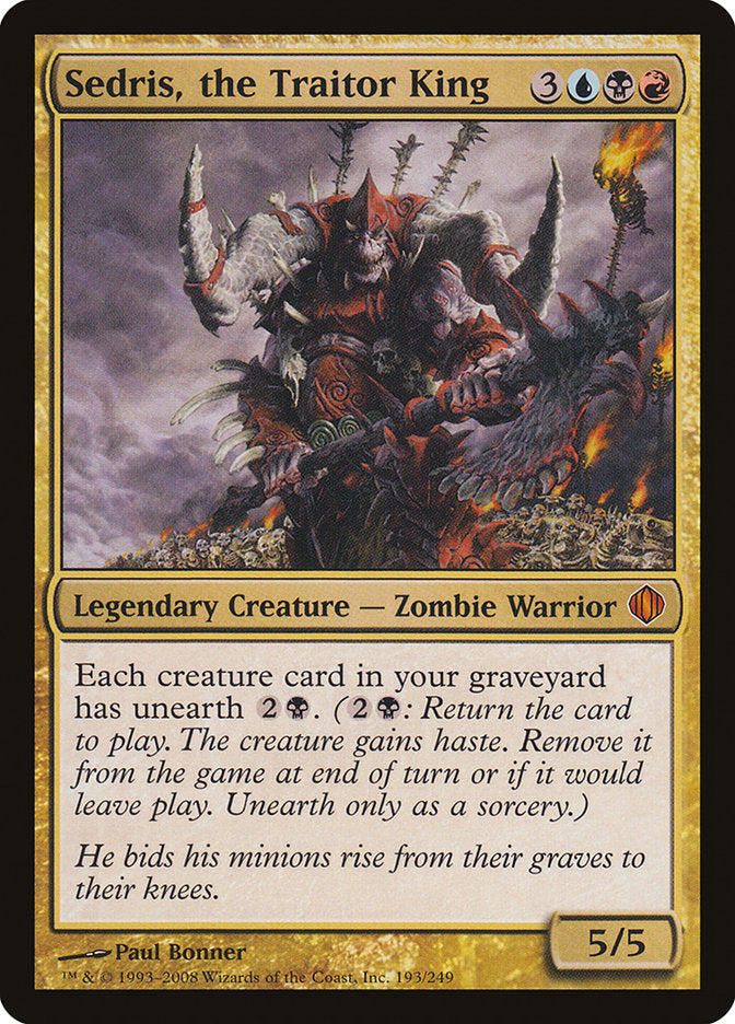 Sedris, the Traitor King - Foil