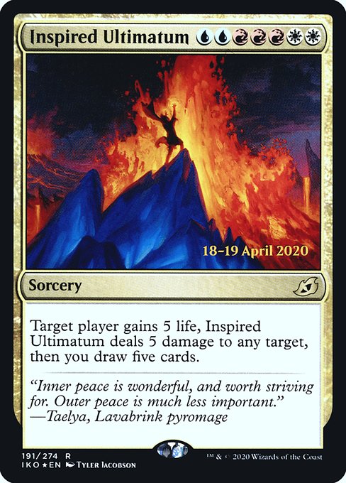 Inspired Ultimatum - Foil - Prerelease Promo