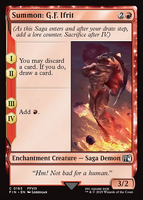 Summon: G.F. Ifrit - Foil