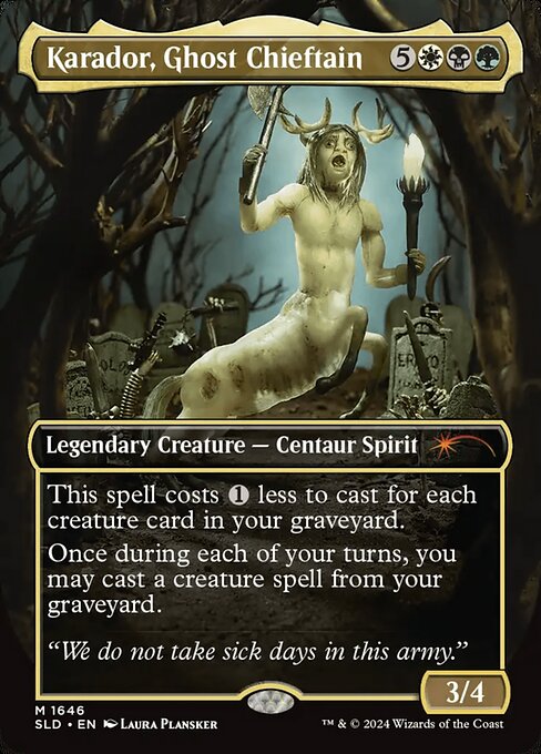 Karador, Ghost Chieftain - Foil