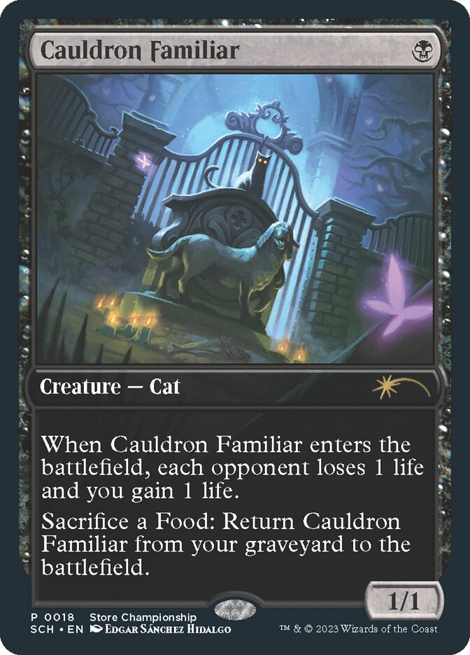 Cauldron Familiar - Store Championship Promo
