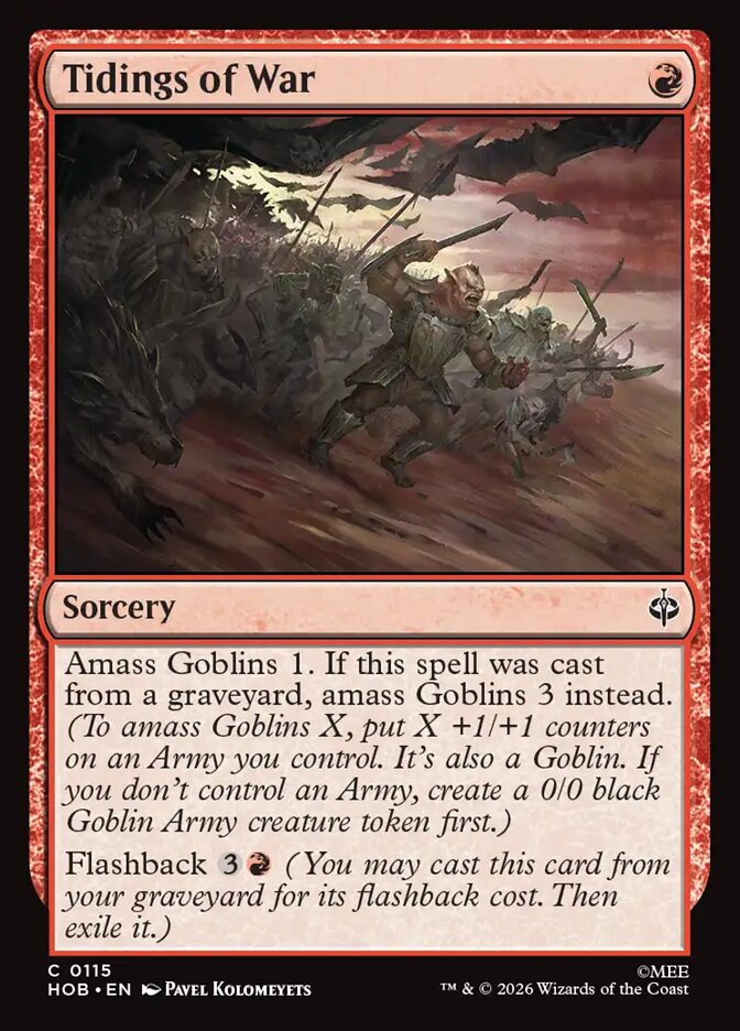 Tidings of War - Foil