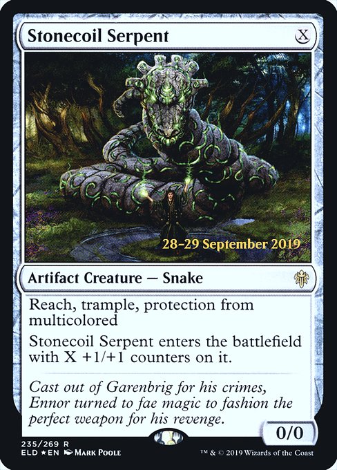 Stonecoil Serpent - Foil - Prerelease Promo