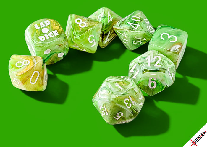 CHX30077 Marble Sour Green w/White