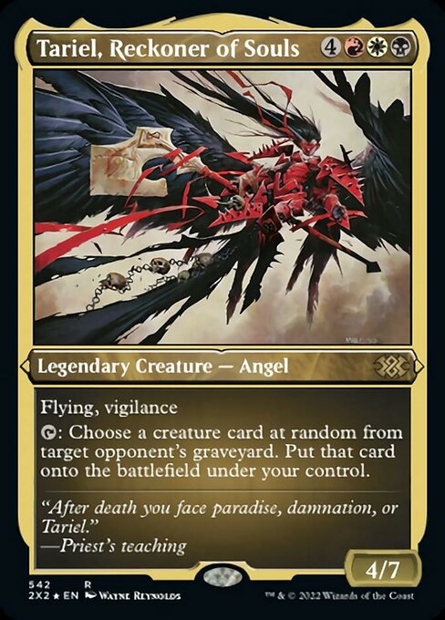Tariel, Reckoner of Souls - Foil Etched