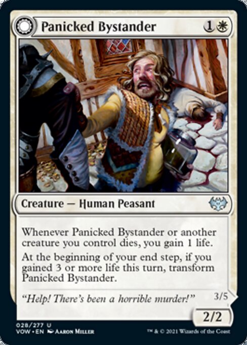 Panicked Bystander - Foil