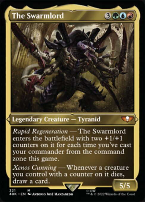 The Swarmlord (321) - Foil Etched Display Commander