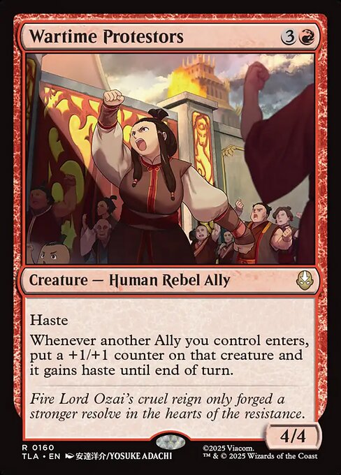 Wartime Protestors - Foil