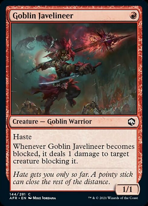Goblin Javelineer - Foil