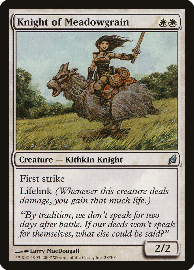 Knight of Meadowgrain - Foil