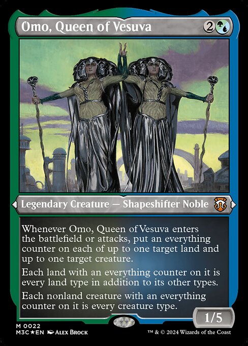 Omo, Queen of Vesuva - Foil-Etched