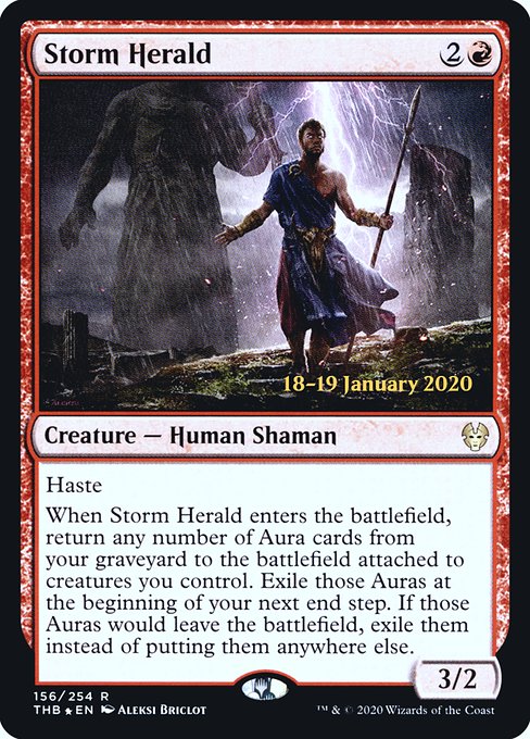 Storm Herald - Foil - Prerelease Promo