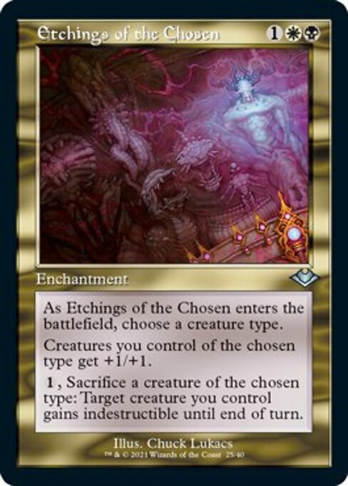 Etchings of the Chosen - Foil-Etched