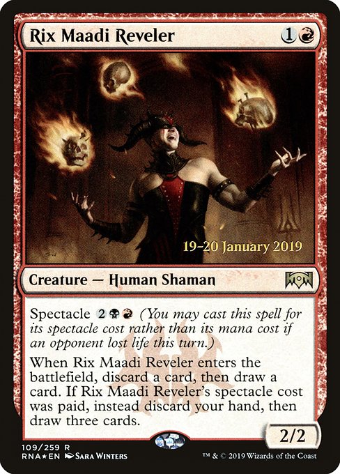 Rix Maadi Reveler - Foil - Prerelease Promo