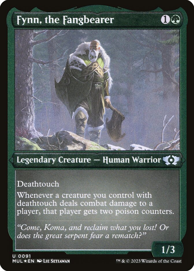 Fynn, the Fangbearer - Foil-Etched