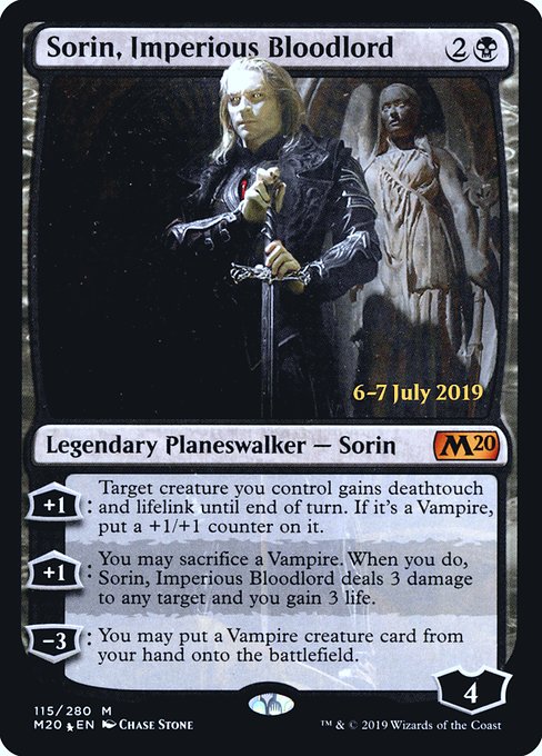 Sorin, Imperious Bloodlord - Foil - Prerelease Promo