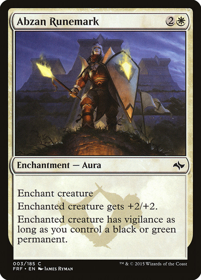 Abzan Runemark - Foil