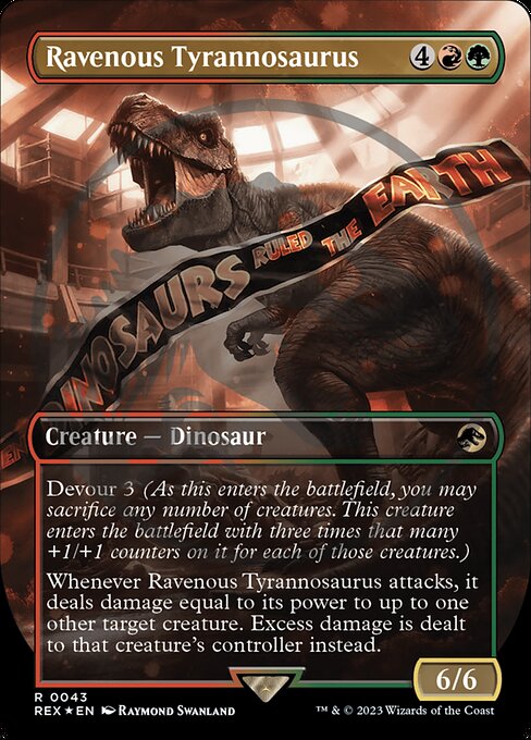 Ravenous Tyrannosaurus - Emblem Foil