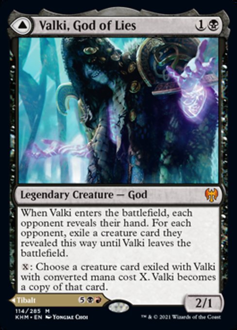 Valki, God of Lies // Tibalt, Cosmic Imposter - Foil