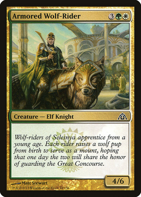 Armored Wolf-Rider - Foil