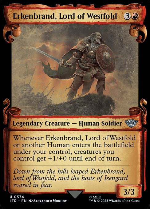 Erkenbrand, Lord of Westfold - Silver Foil