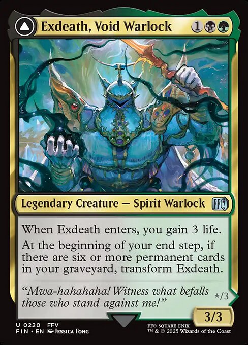 Exdeath, Void Warlock - Foil