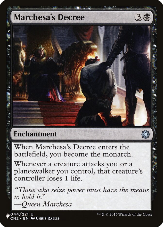 Marchesa Decree
