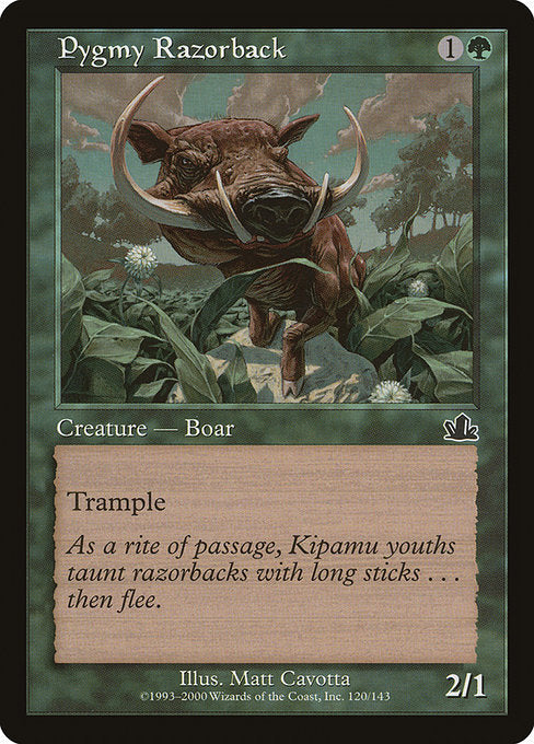 Pygmy Razorback - Foil
