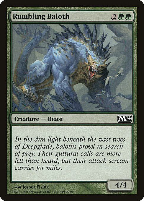 Rumbling Baloth - Foil
