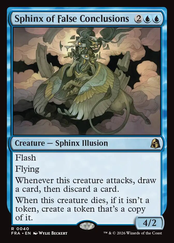 Sphinx of False Conclusions - Foil