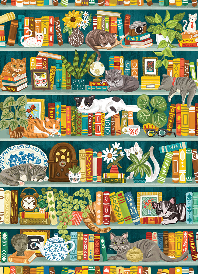 1000 - The Purrfect Bookshelf