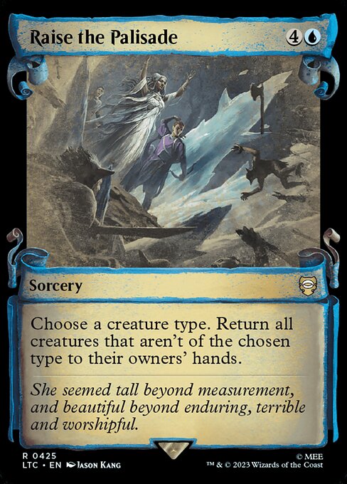 Raise the Palisade - Silver Foil